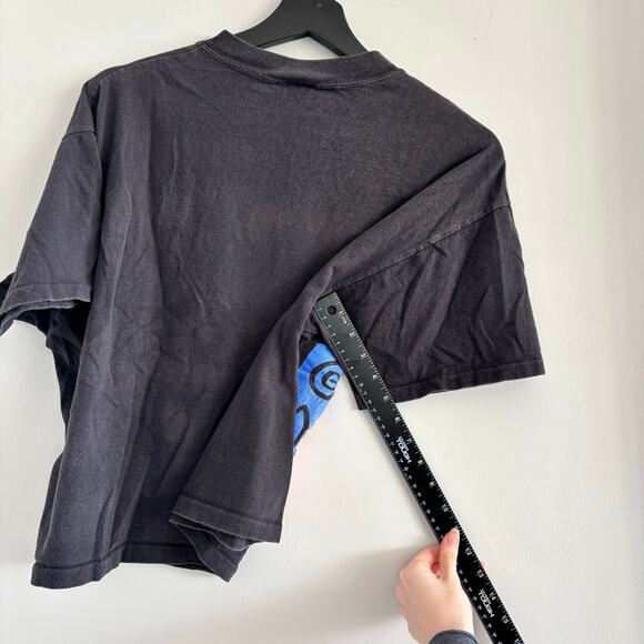 Vintage 90s Gilda Marx Abstract Art Print Tee Single Stitch One Size 100% Cotton - Picture 7 of 9